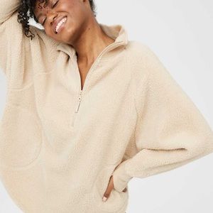 OFFLINE Sherpa Oversized Quarter Zip